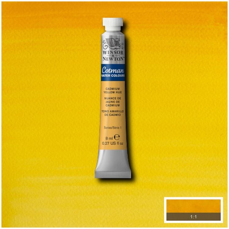 W&N ΒΑΦΉ ΑΚΟΥΑΡΈΛΑΣ COTMAN 8 ML. - ΑΠΟΜΊΜΗΣΗ ΚΊΤΡΙΝΟΥ ΚΑΔΜΊΟΥ. - - Εικόνα 2