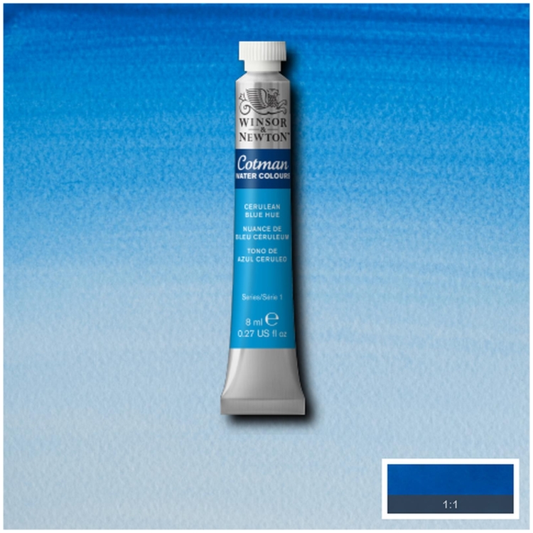 W&N ΒΑΦΉ ΑΚΟΥΑΡΈΛΑΣ COTMAN 8 ML. - ZÖLLINBLAU - Εικόνα 2
