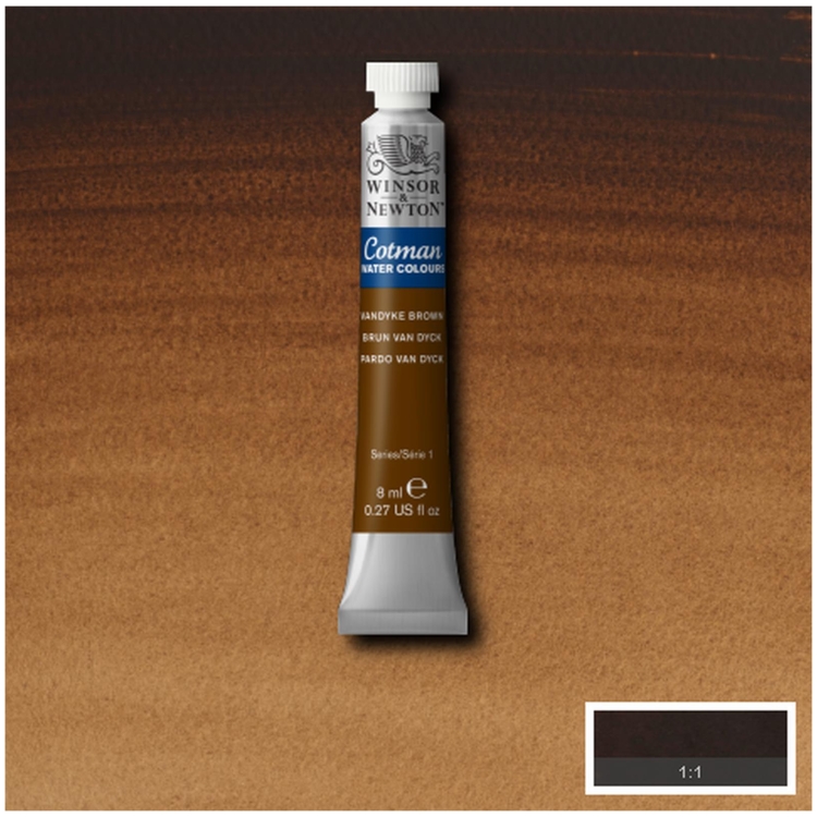 W&N ΒΑΦΉ ΑΚΟΥΑΡΈΛΑΣ COTMAN 8 ML. - VAN DIJK - 8840116 - Εικόνα 2
