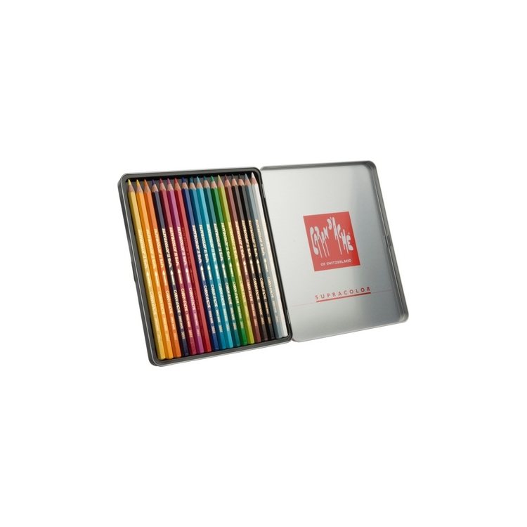 CARAN D'ACHE ΜΟΛΎΒΙΑ ΑΚΟΥΑΡΈΛΑΣ SUPRACOLOR SET 18 CV - Εικόνα 2