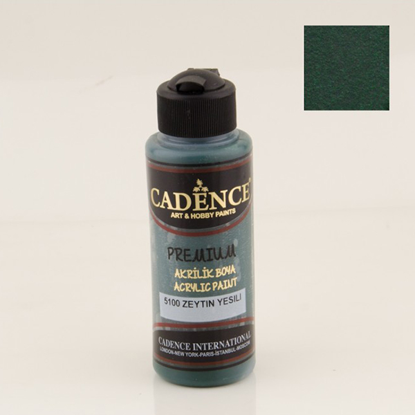510001 CADENCE ΑΚΡΥΛΙΚΌ ΧΡΏΜΑ PREMIUM 120 ML. - ΛΑΔΊ ΠΡΆΣΙΝΟ 5100 - Εικόνα 1