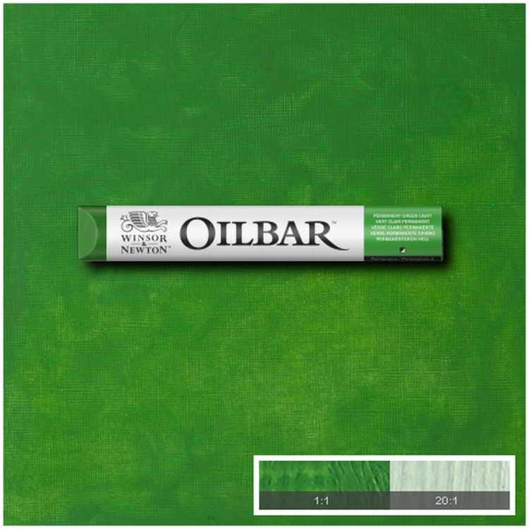 W&N OIL PAINT STICK 50 ML - ΜΌΝΙΜΟ ΠΡΆΣΙΝΟ ΦΩΣ - Εικόνα 2