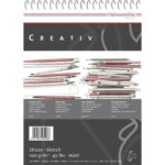 HAHNEMUHLE SKETCHBOOK CREATIV 100 GSM, 21/29,7 CM, A4, 100 L