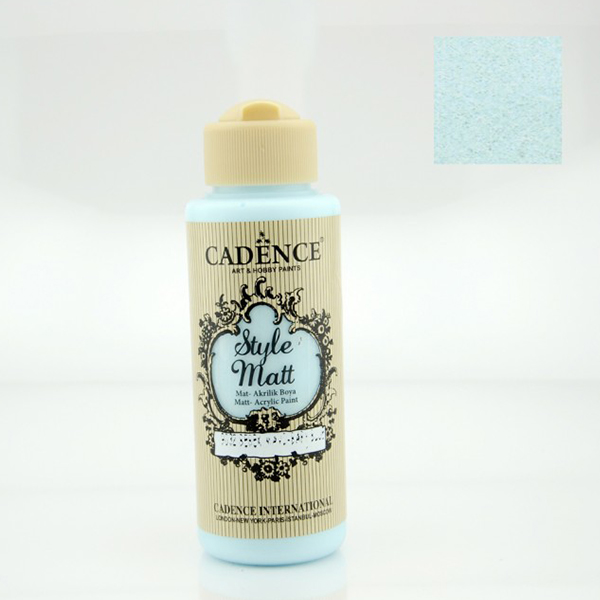 903200 CADENCE ΑΚΡΥΛΙΚΌ ΧΡΏΜΑ ΜΑΤ 120 ML. - BABY ΜΠΛΕ - Εικόνα 1