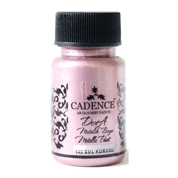 058143 CADENCE ΑΚΡΥΛΙΚΌ ΧΡΏΜΑ METALLIC DORA 50 ML. - ΑΠΟΞΗΡΑΜΈΝΟ ΡΟΖΈ 143 - Εικόνα 1