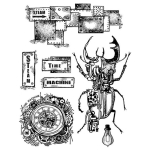 STAMPERIA MECHANICAL FANTASY ΓΡΑΜΜΑΤΌΣΗΜΑ - ΣΦΡΑΓΊΔΕΣ ΑΠΌ ΚΑΟΥΤΣΟΎΚ WTKAT01