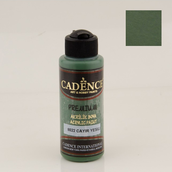 802200 CADENCE ΑΚΡΥΛΙΚΌ ΧΡΏΜΑ PREMIUM 120 ML. - ΒΟΣΚΌΤΟΠΟΣ ΠΡΆΣΙΝΟ 8022 - Εικόνα 1