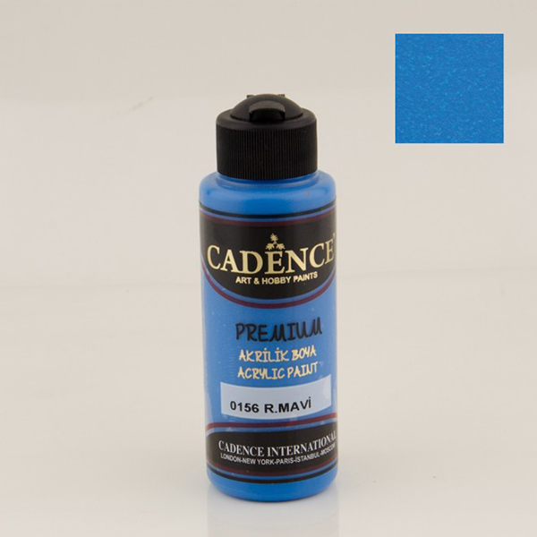 015602 CADENCE ΑΚΡΥΛΙΚΌ ΧΡΏΜΑ PREMIUM 120 ML. - ΒΑΣΙΛΙΚΌ ΜΠΛΕ 0156 - Εικόνα 1
