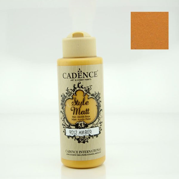 901201 CADENCE ΑΚΡΥΛΙΚΌ ΧΡΏΜΑ ΜΑΤ 120 ML. - ΚΕΧΡΙΜΠΆΡΙ 9012 - Εικόνα 1