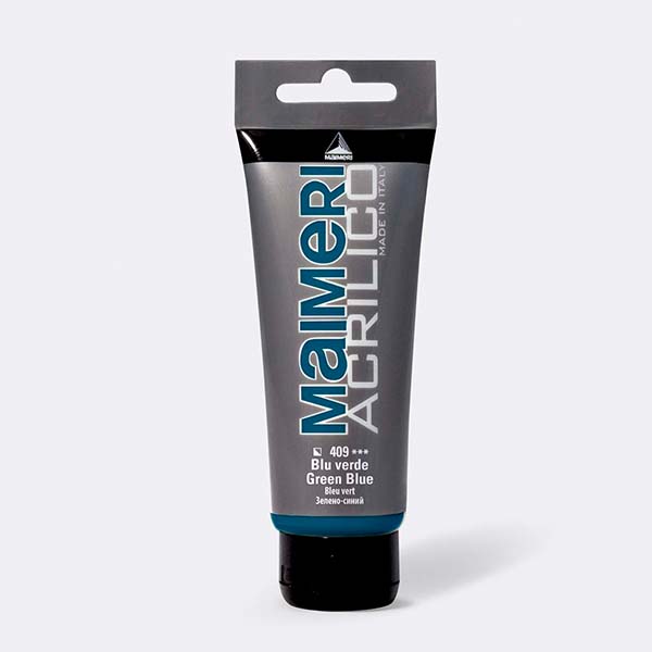 916409 MAIMERI ΑΚΡΥΛΙΚΌ ΧΡΏΜΑ ACRILICO 75 ML. - ΜΠΛΕ-ΠΡΆΣΙΝΟ - Εικόνα 1