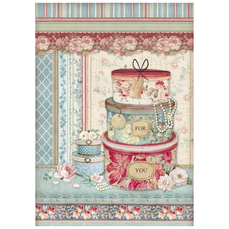 STAMPERIA GRAND HOTEL DECOUPAGE ΡΙΖΌΧΑΡΤΟ A4 - DFSA4397 - Εικόνα 1