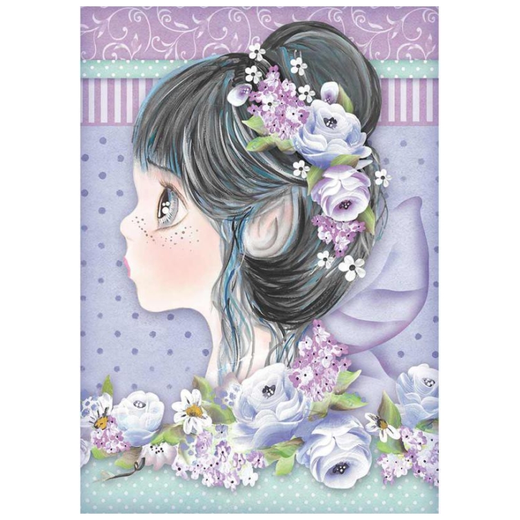 DFSA4411 STAMPERIA TATIANA'S FAIRIES DECOUPAGE PAPER A4 - DFSA4411 - Εικόνα 1