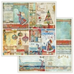 STAMPERIA ΧΡΙΣΤΟΥΓΕΝΝΙΑΤΙΚΟ ΧΑΡΤΟΝΙ PATCHWORK 30.5/30.5CM - SBB653