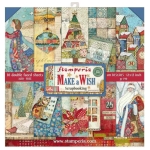 STAMPERIA MAKE A WISH PAPER BLOCK 30.5/30.5 CM - SBBL59