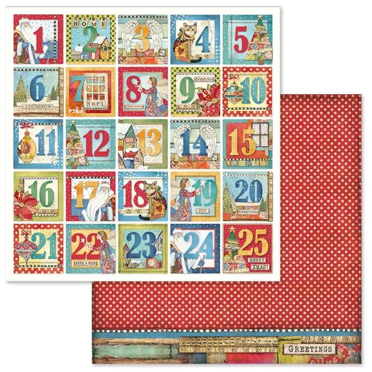 STAMPERIA MAKE A WISH PAPER BLOCK 30.5/30.5 CM - SBBL59 - Εικόνα 2