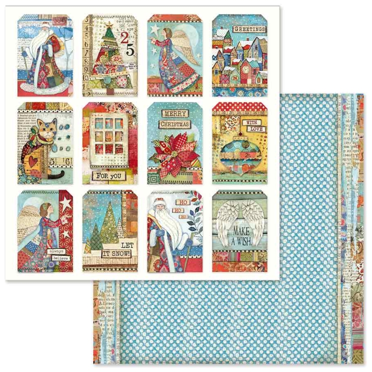 STAMPERIA MAKE A WISH PAPER BLOCK 30.5/30.5 CM - SBBL59 - Εικόνα 9