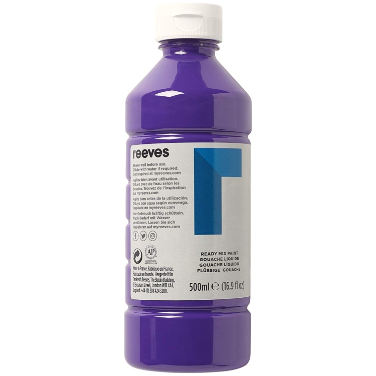 REEVES TEMPERA PAINT 500 ML. - ΜΩΒ 4551542 - Εικόνα 1