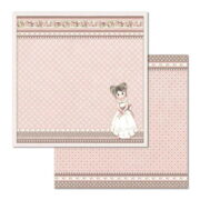 STAMPERIA ΚΟΡΙΤΣΙ ΣΧΕΔΙΑΣΤΗΣ ΧΑΡΤΟΝΙ 30.5/30.5CM- SBB682