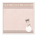 STAMPERIA ΚΟΡΙΤΣΙ ΣΧΕΔΙΑΣΤΗΣ ΧΑΡΤΟΝΙ 30.5/30.5CM- SBB682 - Εικόνα 2