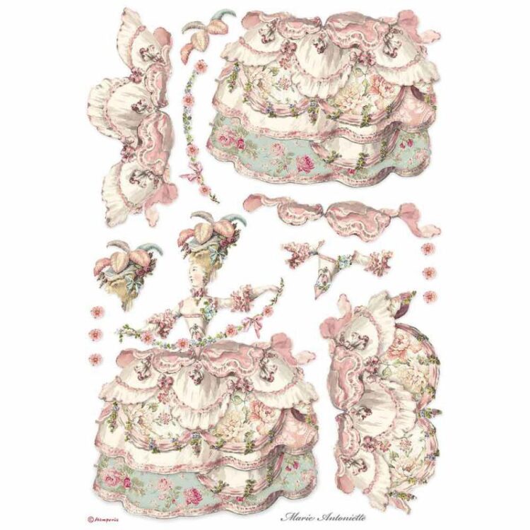 DFSA3074 STAMPERIA PRINCESS DECOUPAGE ΡΙΖΌΧΑΡΤΟ A3 - DFSA3074 - Εικόνα 1