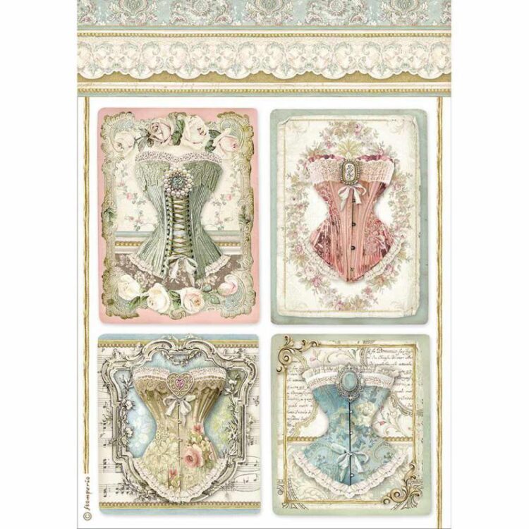 STAMPERIA PRINCESS DECOUPAGE ΡΙΖΌΧΑΡΤΟ A4 - DFSA4487 - Εικόνα 1