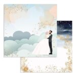 STAMPERIA LOVE STORY DESIGNER ΧΑΡΤΌΝΙ 30.5/30.5CM - SBB724