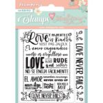 STAMPERIA LOVE STORY ΑΚΡΥΛΙΚΑ ΓΡΑΜΜΑΤΗΜΑΤΑ-ΣΗΜΑΔΙΑ ΣΙΛΙΚΟΝΗΣ WTKJR 27