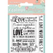 STAMPERIA LOVE STORY ΑΚΡΥΛΙΚΑ ΓΡΑΜΜΑΤΗΜΑΤΑ-ΣΗΜΑΔΙΑ ΣΙΛΙΚΟΝΗΣ WTKJR 27