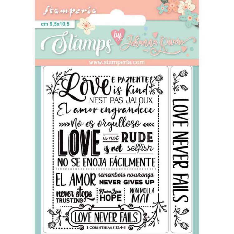 WTKJR27 STAMPERIA LOVE STORY ΑΚΡΥΛΙΚΑ ΓΡΑΜΜΑΤΗΜΑΤΑ-ΣΗΜΑΔΙΑ ΣΙΛΙΚΟΝΗΣ WTKJR 27 - Εικόνα 1
