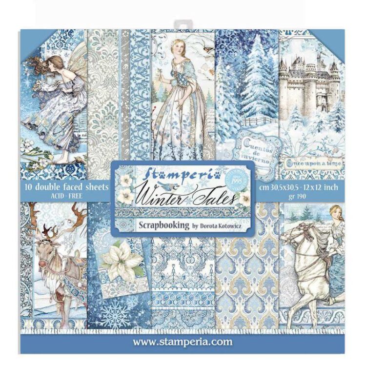 SBBL76 ΜΠΛΟΚ ΧΑΡΤΙΟΥ STAMPERIA WINTER TALES 30,5/30,5 CM - SBBL76 - Εικόνα 1