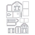 SIZZIX THINLITS ΚΟΜΜΈΝΕΣ ΓΡΟΘΙΈΣ - PAPER VILLAGE - Εικόνα 2
