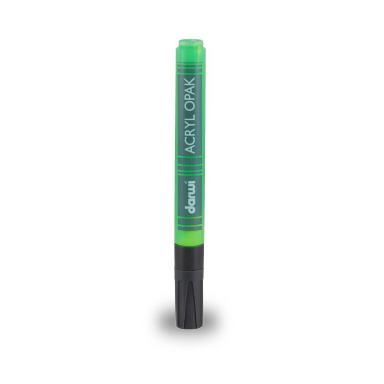 DARWI ΑΚΡΥΛΙΚΌΣ ΜΑΡΚΑΔΌΡΑΣ 2MM, 6ML - PERMANENT GREEN 612 - Εικόνα 1