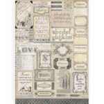 STAMPERIA ΧΑΡΤΊ ΚΑΛΛΙΓΡΑΦΊΑΣ DECOUPAGE A3 - DFSA3081