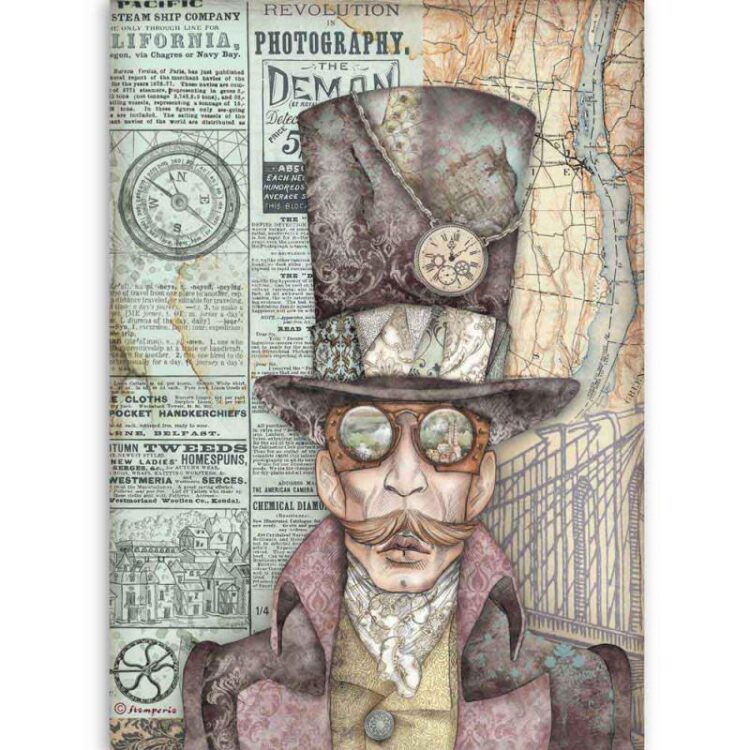 DFSA4516 STAMPERIA SIR VAGABOND DECOUPAGE ΡΙΖΌΧΑΡΤΟ Α4- DFSA4516 - Εικόνα 1
