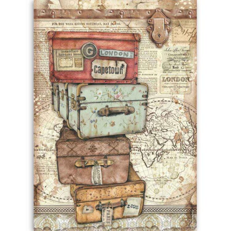 ΡΙΖΌΧΑΡΤΟ STAMPERIA DECOUPAGE A4 - DFSA4520 - Εικόνα 1