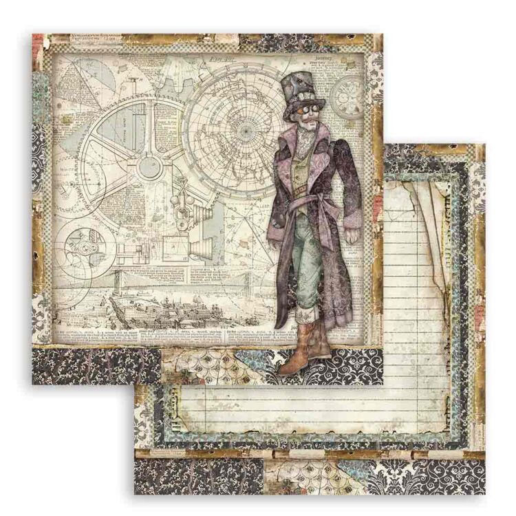 ΜΠΛΟΚ ΧΑΡΤΙΟΥ STAMPERIA SIR VAGABOND 30.5/30.5 CM - SBBL80 - Εικόνα 9
