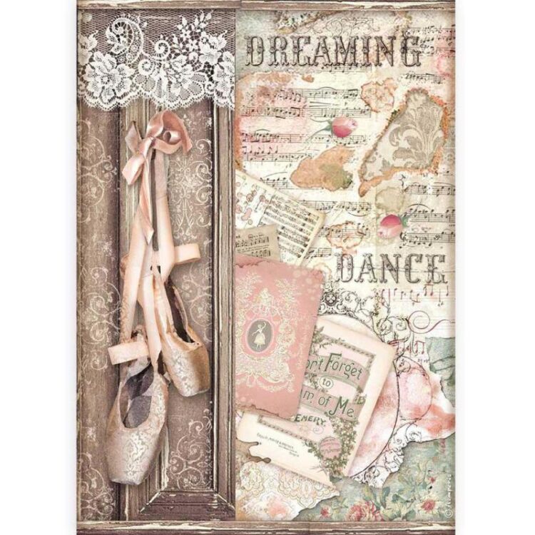 DFSA4537 ΡΙΖΌΧΑΡΤΟ STAMPERIA DECOUPAGE A4 - DFSA4537 - Εικόνα 1