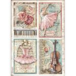 ΡΙΖΌΧΑΡΤΟ STAMPERIA DECOUPAGE A4 - DFSA4542