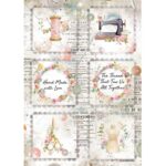 STAMPERIA THREADS DECOUPAGE ΡΙΖΌΧΑΡΤΟ A4 - DFSA4568