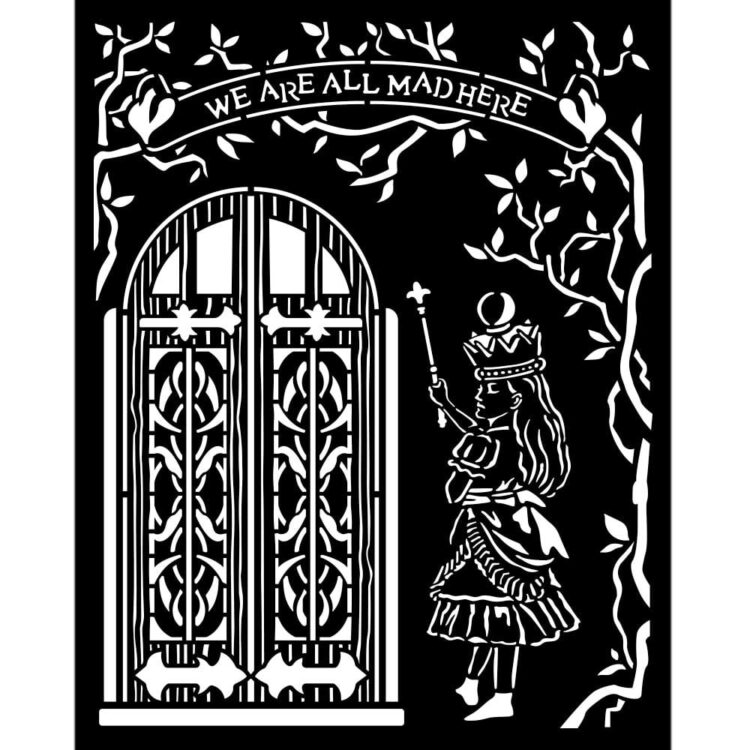 STAMPERIA ALICE - ΜΟΤΊΒΟ 20 X 25 CM-KSTD091 - Εικόνα 1
