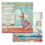 STAMPERIA ΧΡΙΣΤΟΥΓΕΝΝΙΑΤΙΚΟ ΧΑΡΤΟΝΙ PATCHWORK 31.5/30.5CM - SBB807