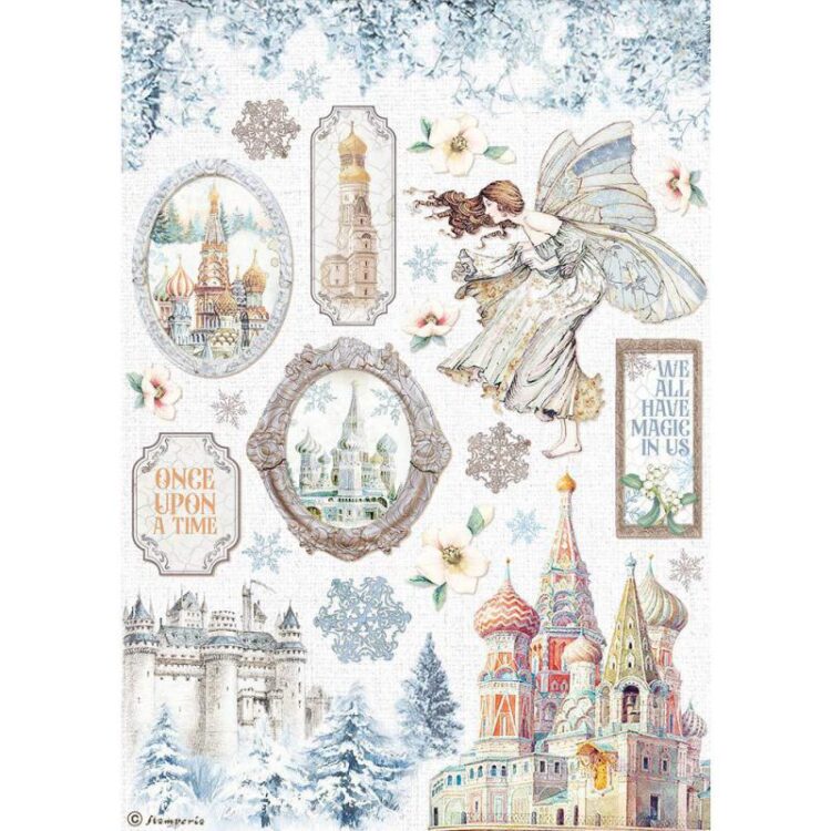 full_DFSA4584_1 STAMPERIA WINTER TALES DECOUPAGE ΡΙΖΌΧΑΡΤΟ Α4- DFSA4584 - Εικόνα 1