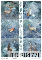 ITD COLLECTION DECOUPAGE ΡΙΖΌΧΑΡΤΟ A3 - R0477L - Εικόνα 4