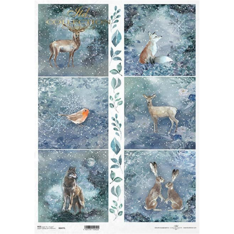 ITD COLLECTION DECOUPAGE ΡΙΖΌΧΑΡΤΟ A3 - R0477L - Εικόνα 1