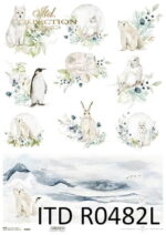 ITD COLLECTION DECOUPAGE ΡΙΖΌΧΑΡΤΟ A3 - R0482L - Εικόνα 2