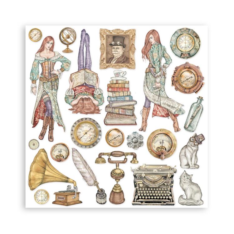 STAMPERIA LADY VAGABOND ΧΑΡΤΊ ΜΠΛΟΚ 30.5/30.5CM - SBBL98 - Εικόνα 3