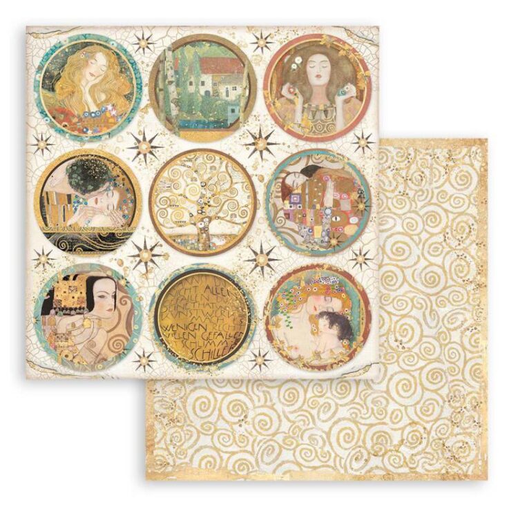 full_SBB836_1 STAMPERIA KLIMT ΧΑΡΤΌΝΙ ΣΧΕΔΙΑΣΤΏΝ 30.5/30.5 CM - SBB836 - Εικόνα 1