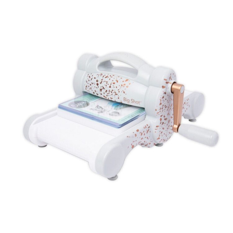 SIZZIX BIG SHOT STARTER KIT LIMITED EDITION ΓΚΡΙ &; ΡΟΖ ΧΡΥΣΟ - Εικόνα 7