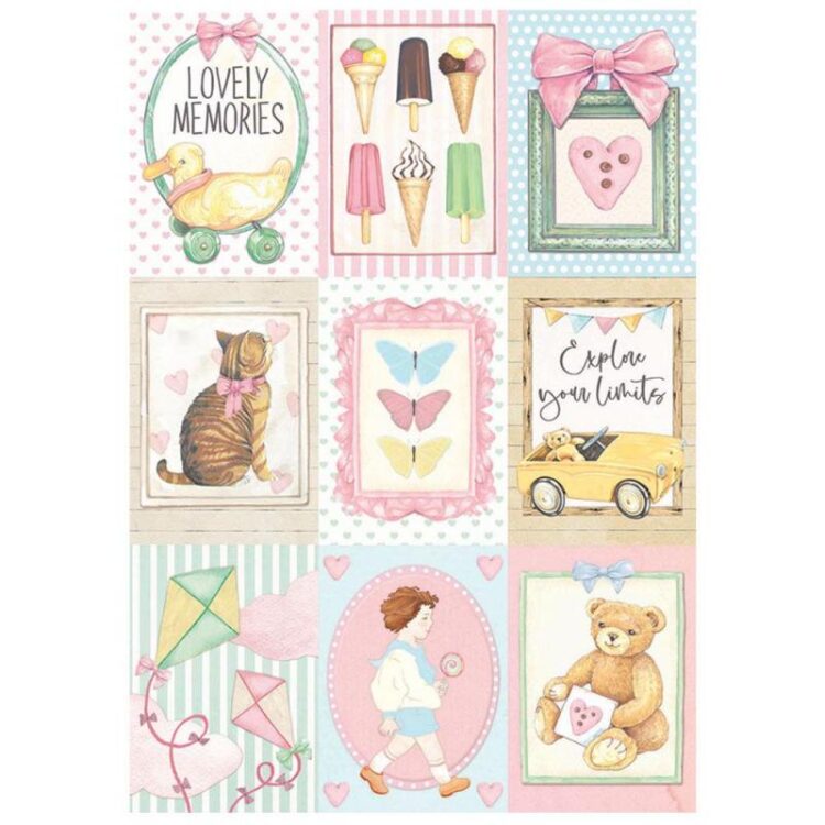 full_DFSA4680_1 STAMPERIA DAYDREAM DECOUPAGE ΧΑΡΤΙ A4 - DFSA4680 - Εικόνα 1