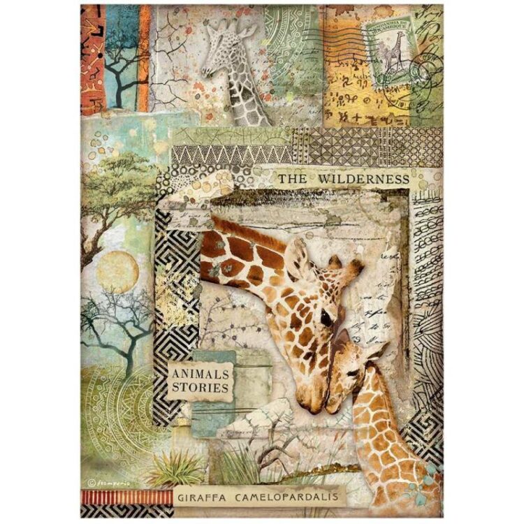 full_DFSA4685_1 ΡΙΖΌΧΑΡΤΟ STAMPERIA SAVANA DECOUPAGE A4 - DFSA4685 - Εικόνα 1
